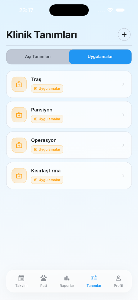 Uygulama Tanımları